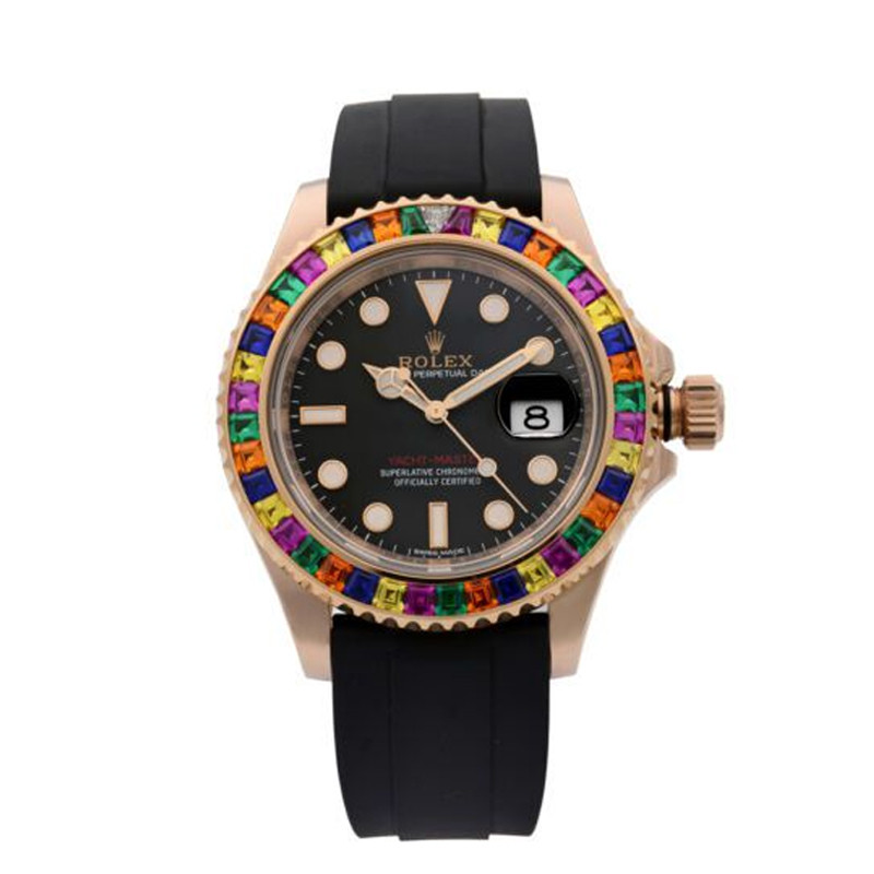 Rolex Yacht-Master 116655.3 40mm Noir Montre Homme