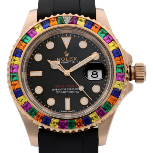 Rolex Yacht-Master 116655.3 40mm Noir Montre Homme – Image 2