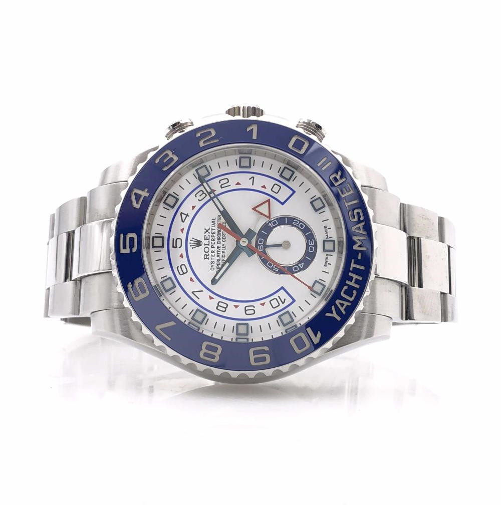 Rolex Yacht-Master 116680 44mm Blanc Montre Homme – Image 2