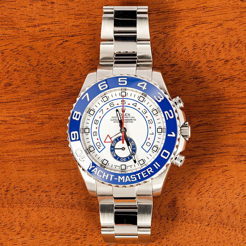 Rolex Yacht-Master 116680 44mm Blanc Montre Homme – Image 7