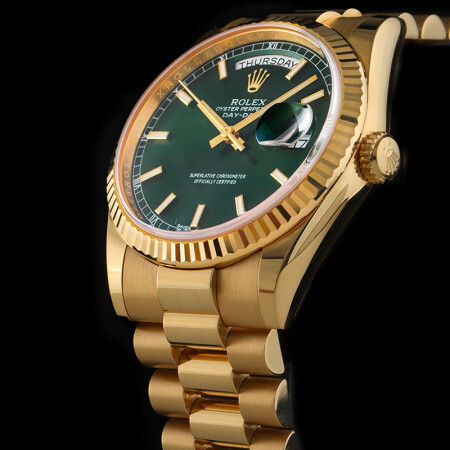 Rolex Day-Date 118238 36 mm Vert Montre Homme – Image 4