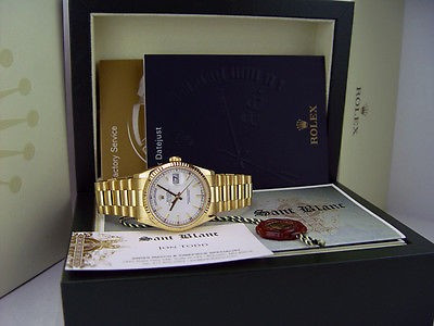 Rolex Day-Date 118238.5 36 mm Blanc Montre Homme – Image 7
