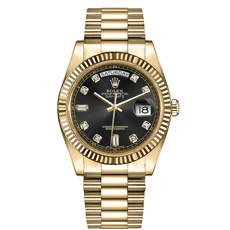 Rolex Day-Date 118238.8 36 mm Noir Montre Homme