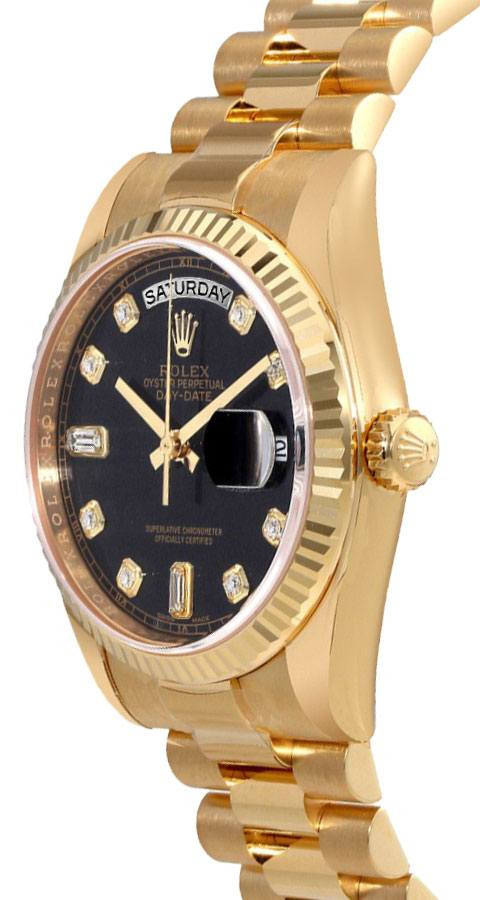 Rolex Day-Date 118238.8 36 mm Noir Montre Homme – Image 2