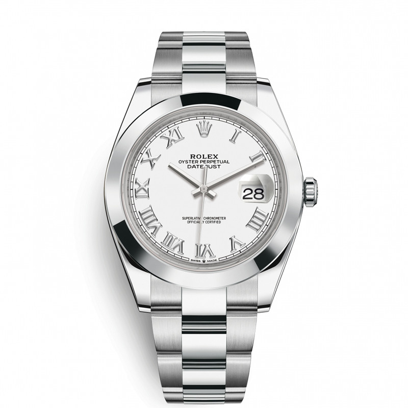 Rolex Datejust 126300 41mm Blanc Montre Unisexe