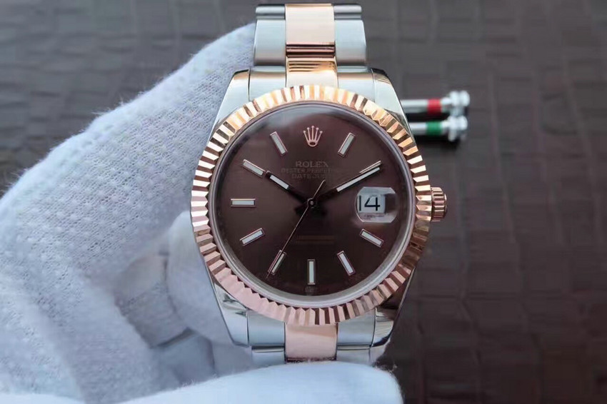 Rolex Datejust 126331.1 41mm Marron Montre Homme – Image 2