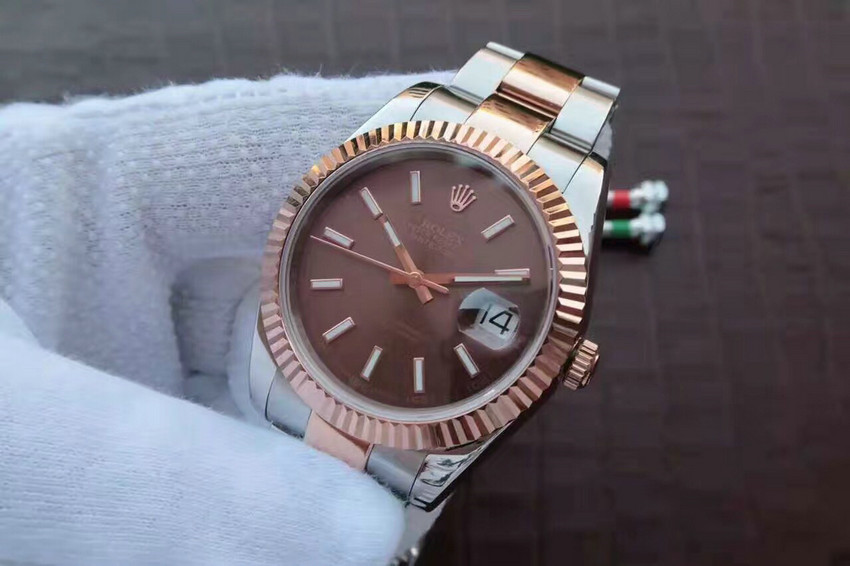 Rolex Datejust 126331.1 41mm Marron Montre Homme – Image 4