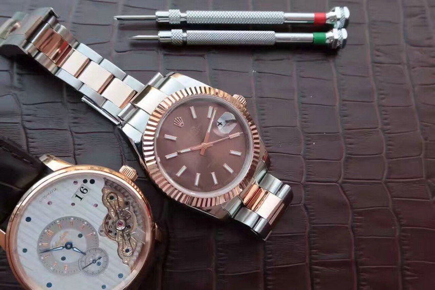 Rolex Datejust 126331.1 41mm Marron Montre Homme – Image 8