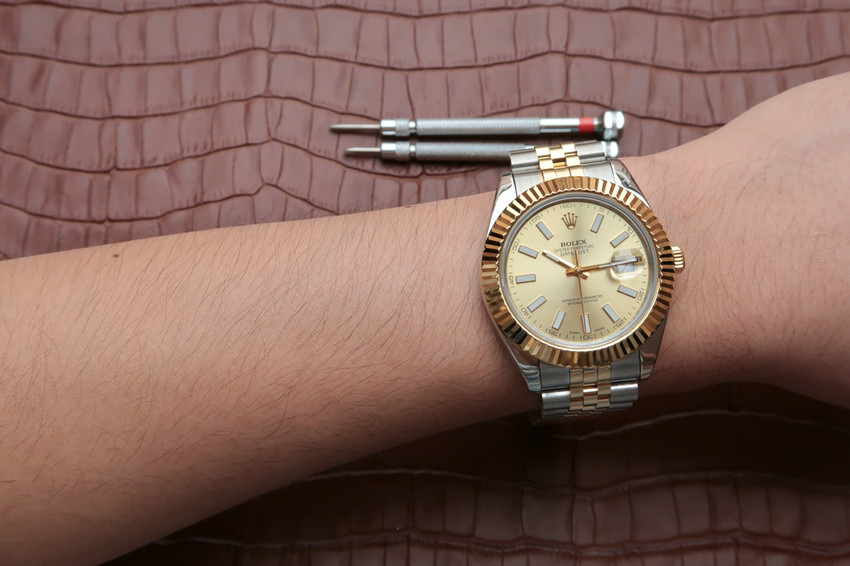 Rolex Datejust 126333.1 41mm Golden Ms Montre – Image 8