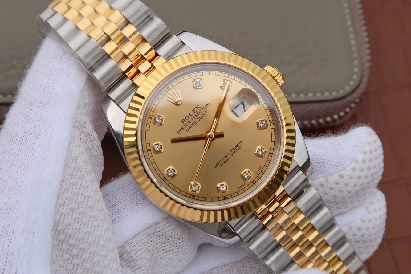 Rolex Datejust 126333.3 41mm Golden Ms Montre – Image 3