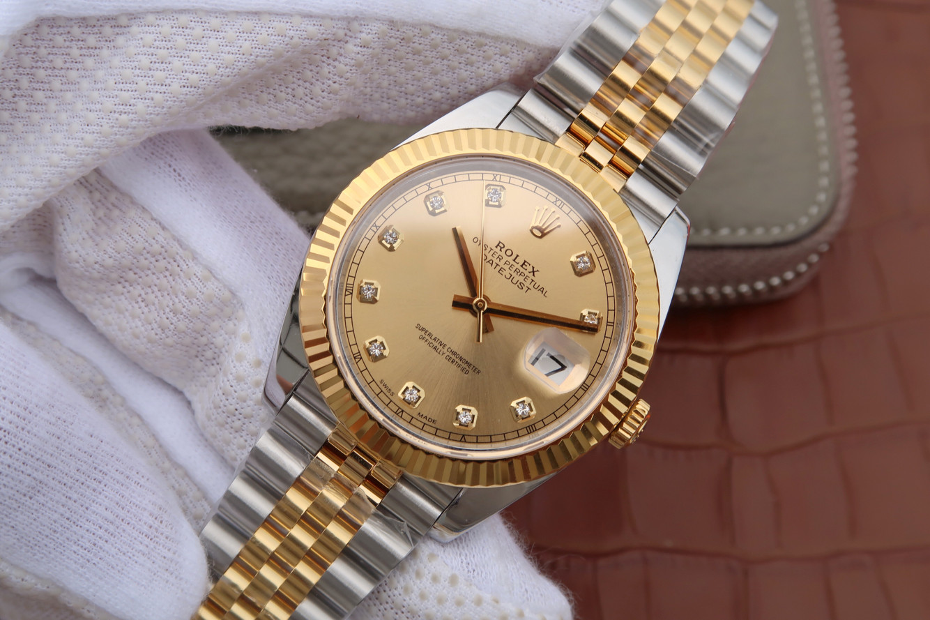 Rolex Datejust 126333.3 41mm Golden Ms Montre – Image 4