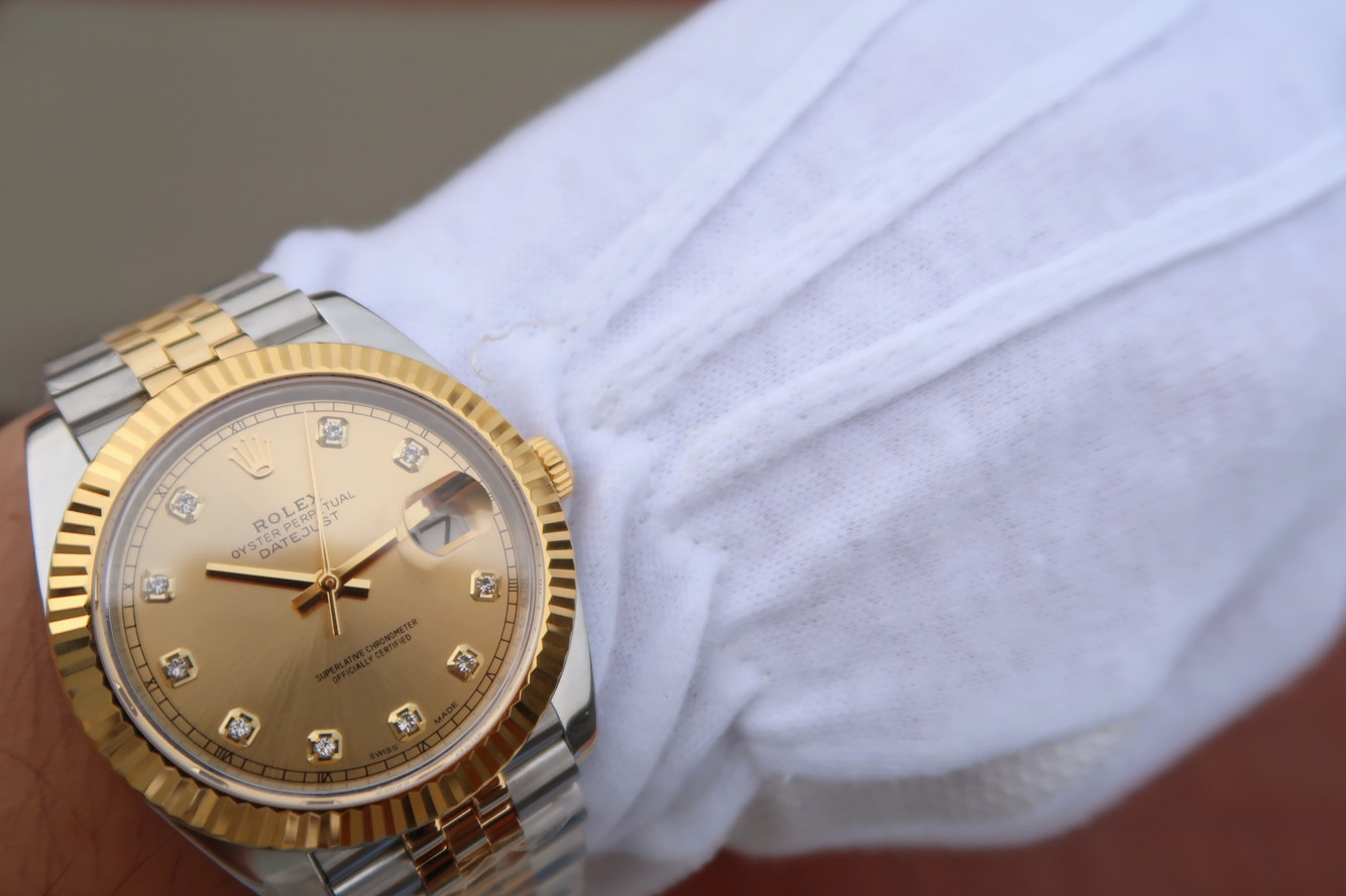 Rolex Datejust 126333.3 41mm Golden Ms Montre – Image 8