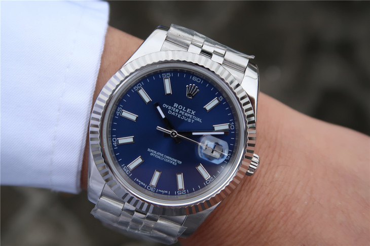 Rolex Datejust 126334 41mm Bleu Montre Homme – Image 8