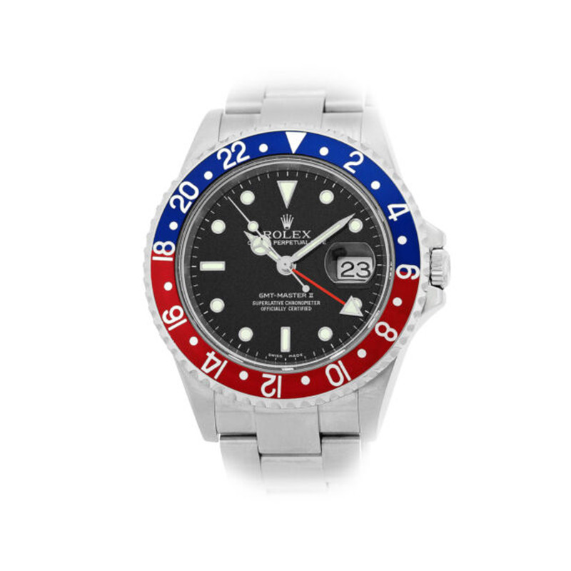 Montre Homme Rolex GMT-Master 16710.1 40mm Noir