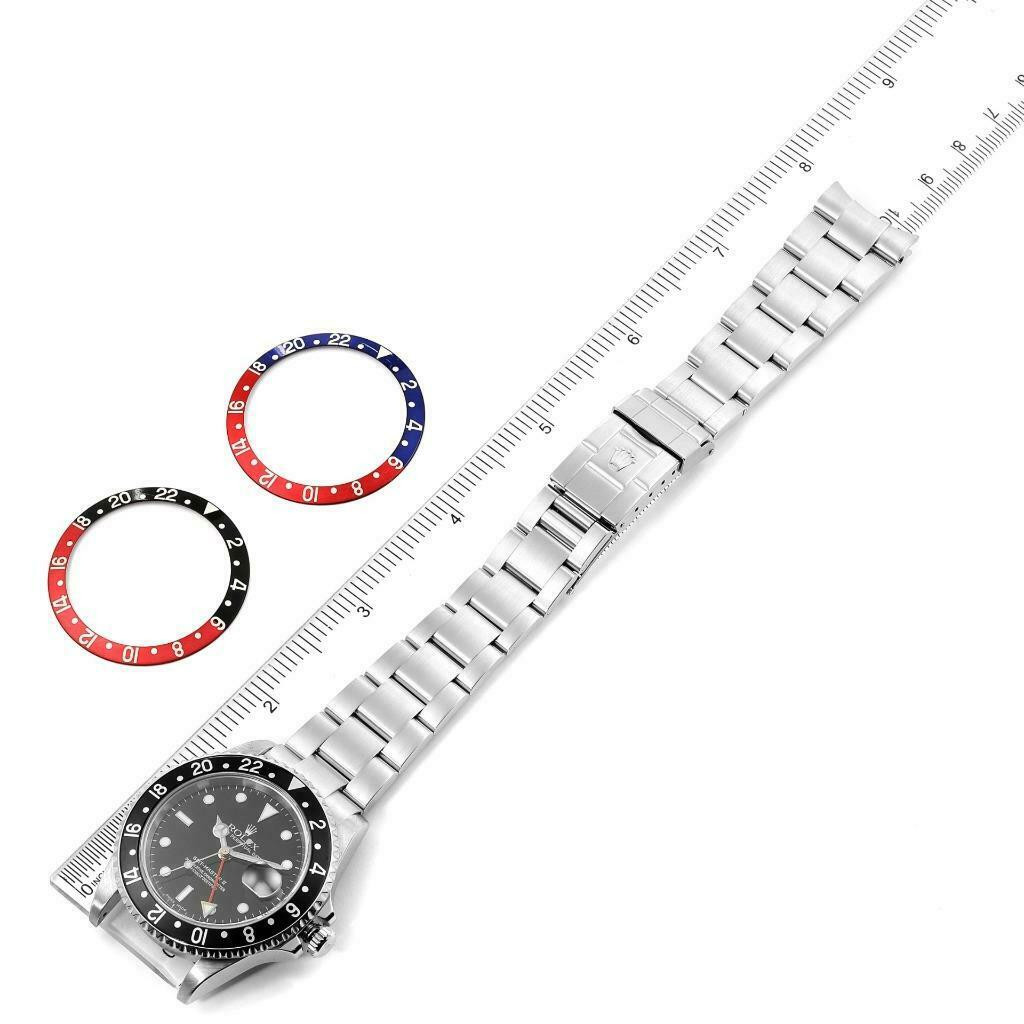 Montre Homme Rolex GMT-Master 16710.3 40mm Noir – Image 6