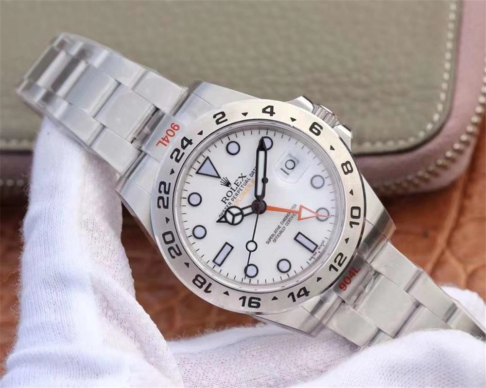 Rolex Explorer II 216570 42mm Blanc Montre Homme – Image 3