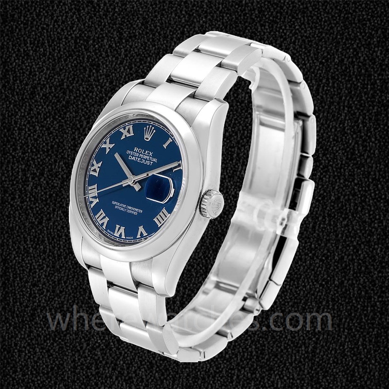 Rolex Datejust Pour des hommes 116200BLRO Automatique Oysterlock – Image 3