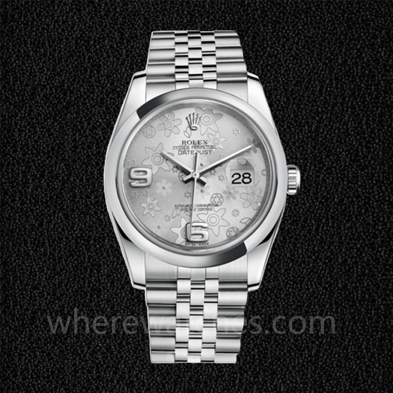 Rolex Datejust Pour des hommes 116200SFAJ Automatique Cadran fleuri argenté – Image 2