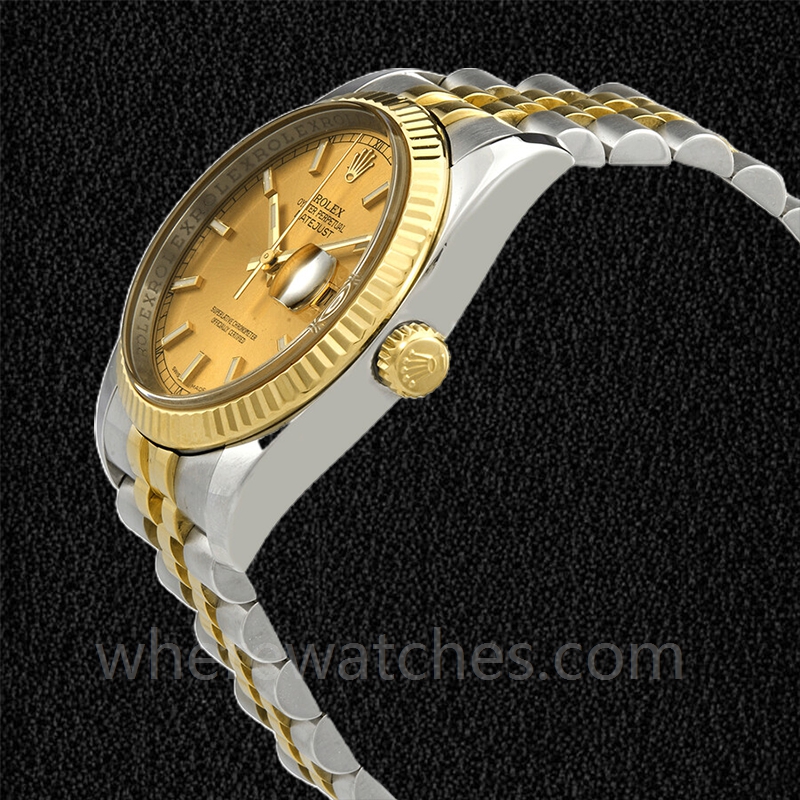 Rolex Datejust 116233-CSJ Pour des hommes 36mm Cadran Champagne Bracelet – Image 3