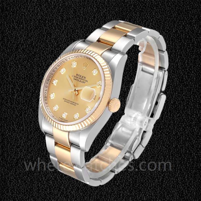 Rolex Datejust 116233CDO Pour des hommes 36mm Cadran Champagne Oysterlock – Image 3