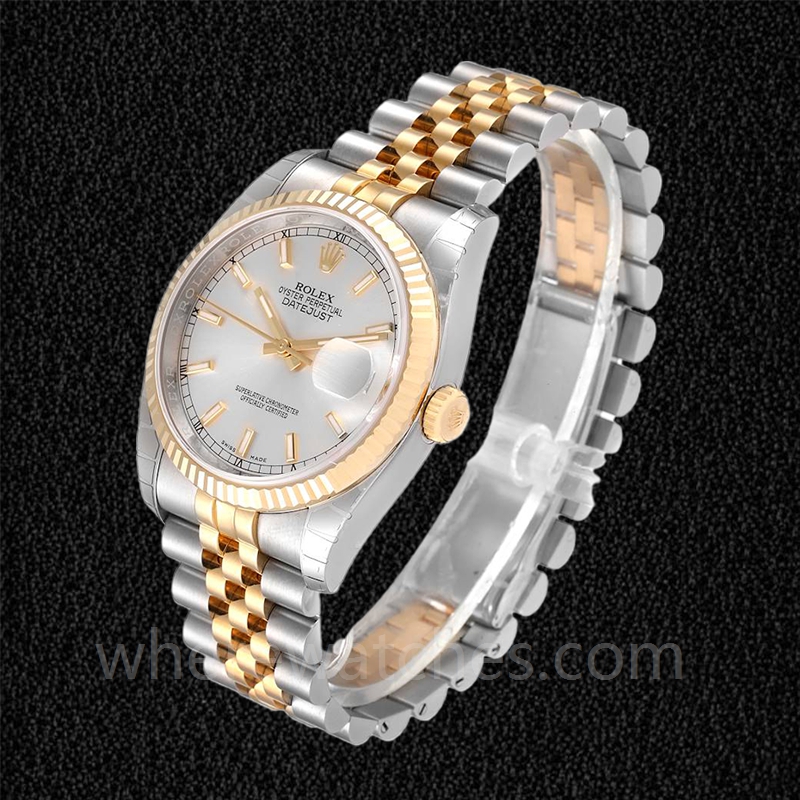 Rolex Datejust 116233SSJ Pour des hommes Cadran Noir Automatique – Image 3