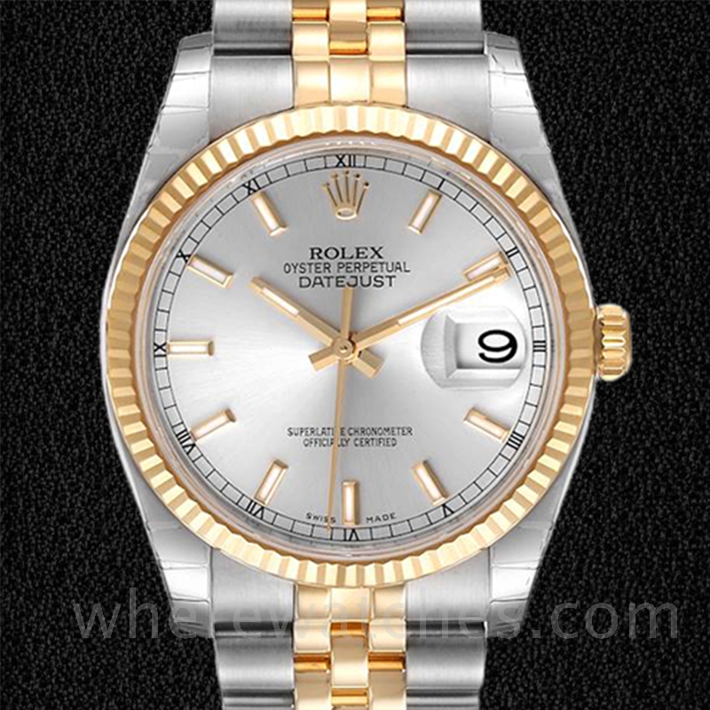Rolex Datejust 116233SSJ Pour des hommes Cadran Noir Automatique
