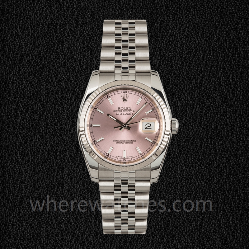 Rolex Datejust Pour des hommes 116234PSJ Argenté Bracelet – Image 2