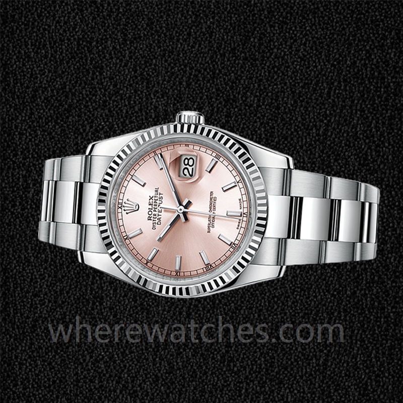Rolex Datejust 116234-0120 Pour des hommes Oysterlock Automatique Cadran rose – Image 3