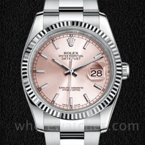 Rolex Datejust 116234-0120 Pour des hommes Oysterlock Automatique Cadran rose