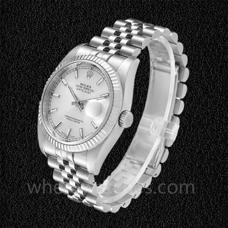 Rolex Datejust Pour des hommes 116234SSJ Cadran Argent Bracelet – Image 3