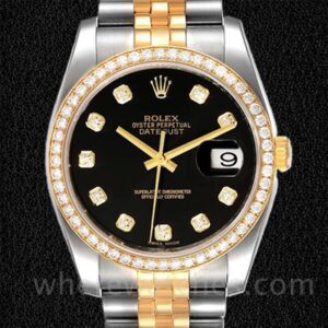 Rolex Datejust 116243BKDJ Pour des hommes Bracelet Automatique Argenté