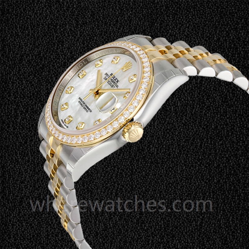 Rolex Datejust 116243MDJ Pour des hommes Argenté 36mm Bracelet – Image 3
