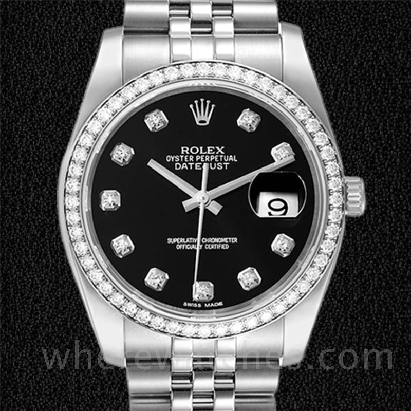 Rolex Datejust 116244BKDJ Pour des hommes Automatique Bracelet