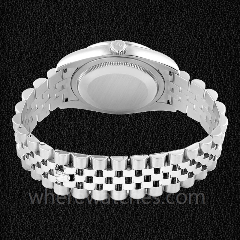 Rolex Datejust Pour des hommes 116244BKMDJ Nacre Argenté – Image 4