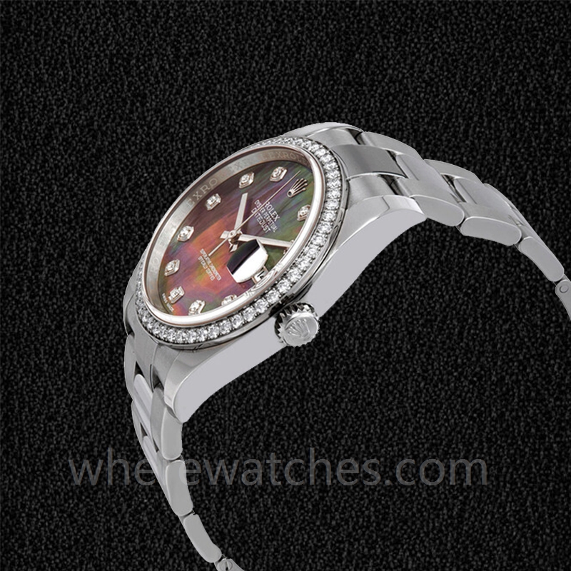 Rolex Datejust Pour des hommes 116244BKMDO Automatique Nacre Oysterlock – Image 3