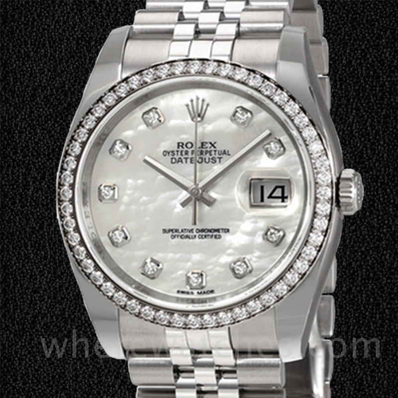 Rolex Datejust Pour des hommes 116244MDJ Automatique Argenté