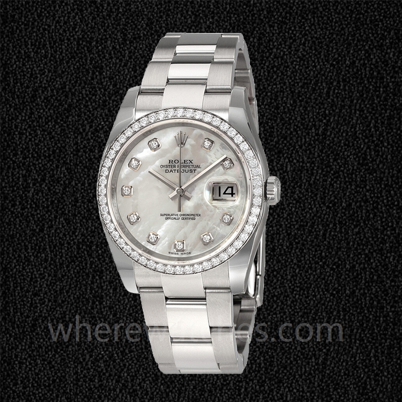 Rolex Datejust Pour des hommes 116244MDO 36mm Argenté Oysterlock – Image 2
