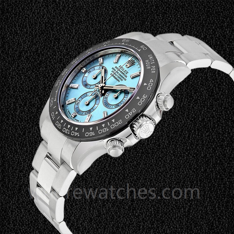 Rolex Daytona Pour des hommes 116506IBLDO Argenté Cadran Bleu Glace Bracelet 40MM – Image 3