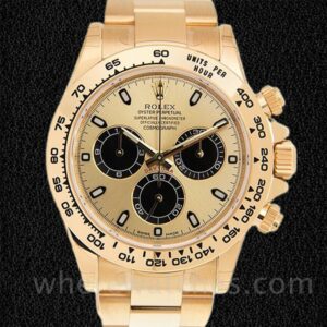 Rolex Daytona 116508BKCSO Pour des hommes 40mm Or jaune