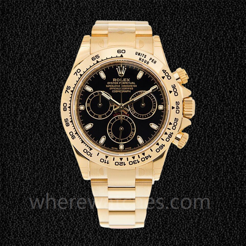 Rolex Daytona Pour des hommes 116508BKSO Cadran Noir Or jaune – Image 2