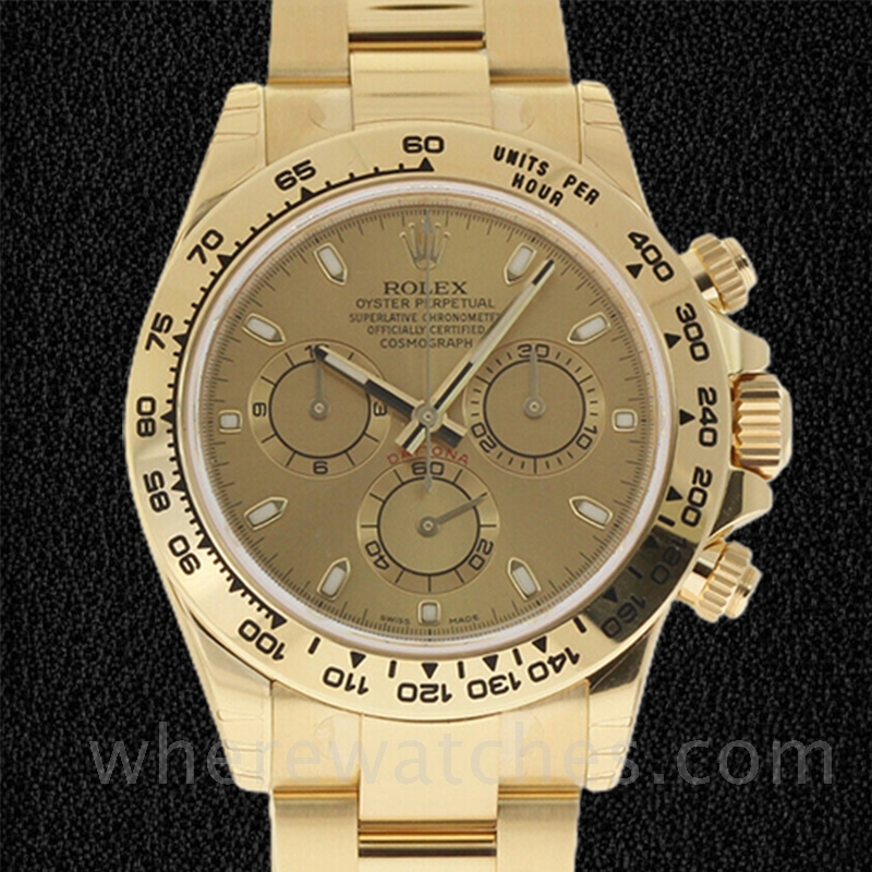 Rolex Daytona 116508CSO Pour des hommes 40mm Bracelet Or jaune
