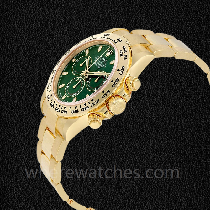 Rolex Daytona 116508GRSO Pour des hommes 40mm Bracelet Cadran vert – Image 3