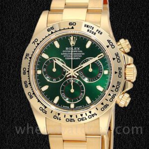 Rolex Daytona 116508GRSO Pour des hommes 40mm Bracelet Cadran vert