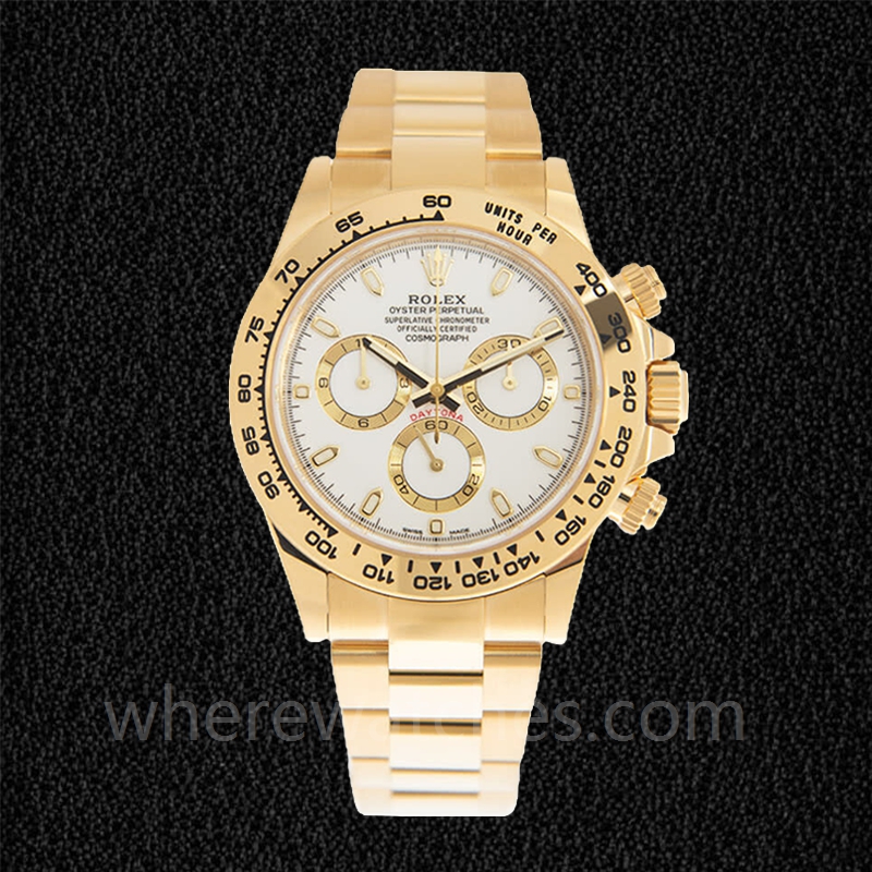 Rolex Daytona 116508WSO Pour des hommes 40mm Bracelet – Image 2