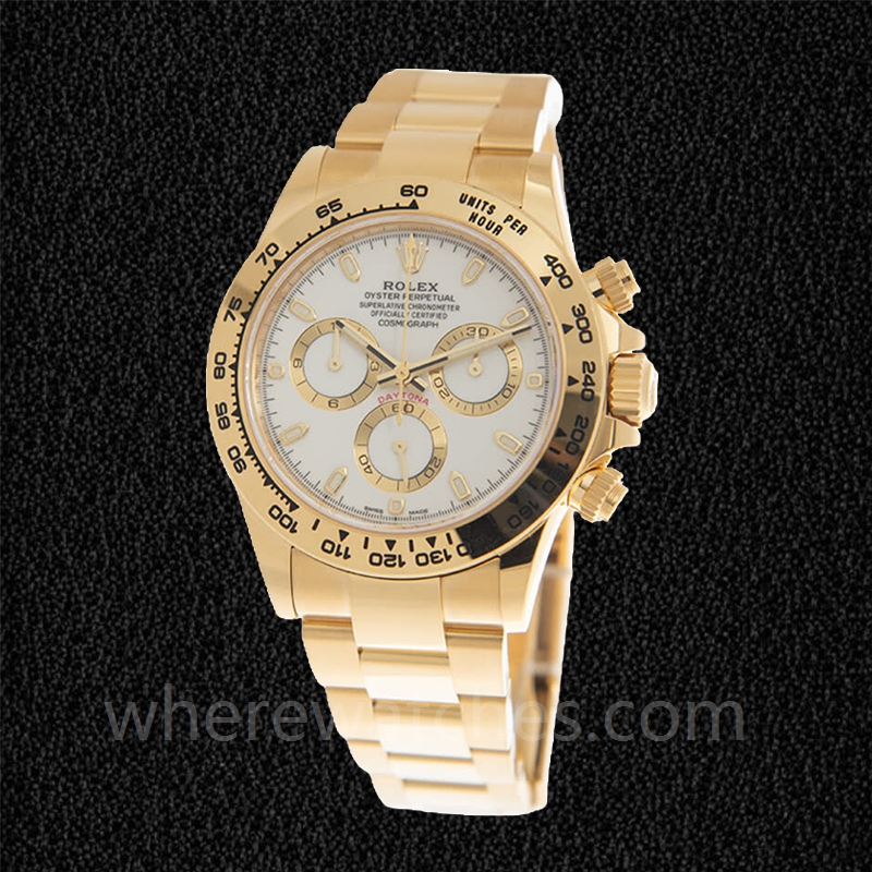 Rolex Daytona 116508WSO Pour des hommes 40mm Bracelet – Image 3