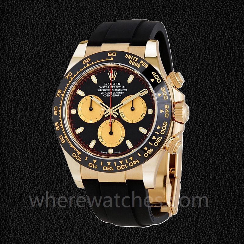Rolex Daytona 116518BKCSR Pour des hommes 40mm Cadran Noir – Image 2