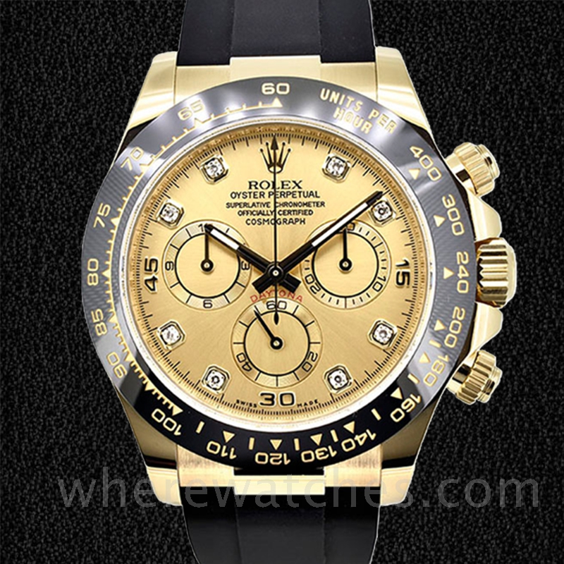 Rolex Daytona 116518CDR Pour des hommes Cadran Champagne Automatique