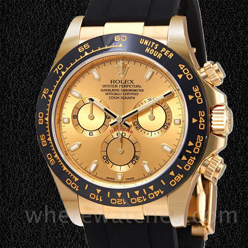 Rolex Daytona Pour des hommes 116518CSR Ton d'or 40mm Automatique