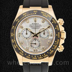Rolex Daytona 116518MDR Pour des hommes élastique Cadran en nacre Automatique
