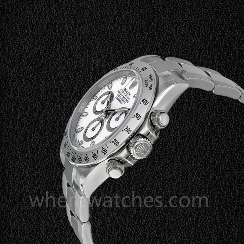 Rolex Daytona 116520-WSO Pour des hommes Cadran Blanc Argenté Automatique – Image 3